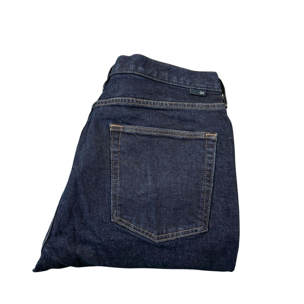 Outerknown Deep Indigo Zipper Fly Mens Straight Fit Jeans 32x29